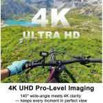 Mini Action Camera 4K Ultra HD με WiFi, Ευρυγώνιο Φακό 140°, Σταθεροποίηση EIS & Οθόνη 1.47" - M11 - Image 2