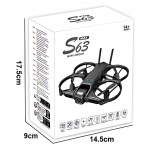 Mini Drone με Κάμερα, WiFi FPV, Αποφυγή Εμποδίων, Headless Mode και Τηλεχειριστήριο S63 MAX