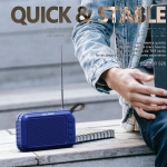 Μίνι Φορητό Ηχείο 5W Bluetooth 2" με Φακό Νύχτας και Ραδιόφωνο S26 KOLEER Μαύρο