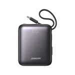 Mini Power Bank 10000mAh 22.5W με Ενσωματωμένα Καλώδια USB-C & Lightning Joyroom JR-PBF27 - Image 2