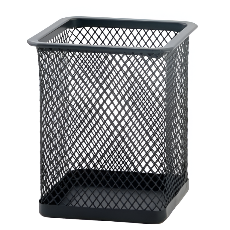 Μολυβοθήκη Μεταλλική Τετράγωνη Μαύρη 8x10cm Motarro MI002-2