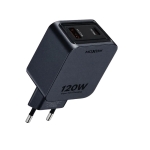 MXHC316 MOXOM GaN Charger Adapter 120W USB-C & USB-A με Καλώδιο Type-C