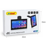 Οθόνη Πολυμέσων Αυτοκινήτου 4K με Apple CarPlay και Android Auto Andowl CMP-8 - Image 3
