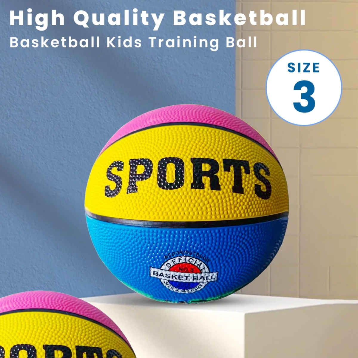 Παιδική Μπάλα Μπάσκετ Νο3 - SPORTS - Image 2