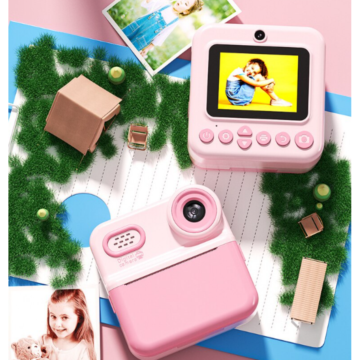 Παιδική Φωτογραφική Μηχανή Instant 2.4" 48MP 1080P με Zoom 16x Andowl C10 - Image 6