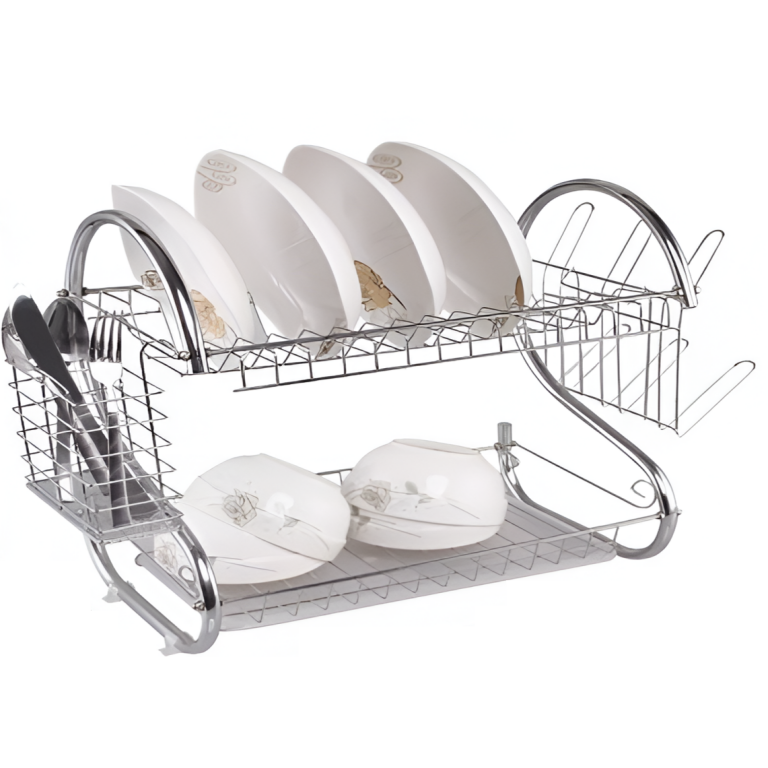 Πιατοθήκη – Στραγγιστήρι 2 Επιπέδων 57x25x39cm Kmt Style 5403396