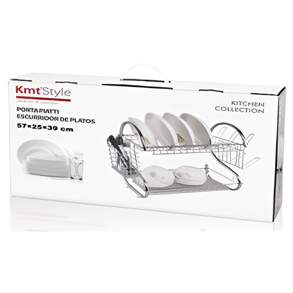 Πιατοθήκη – Στραγγιστήρι 2 Επιπέδων 57x25x39cm Kmt Style 5403396