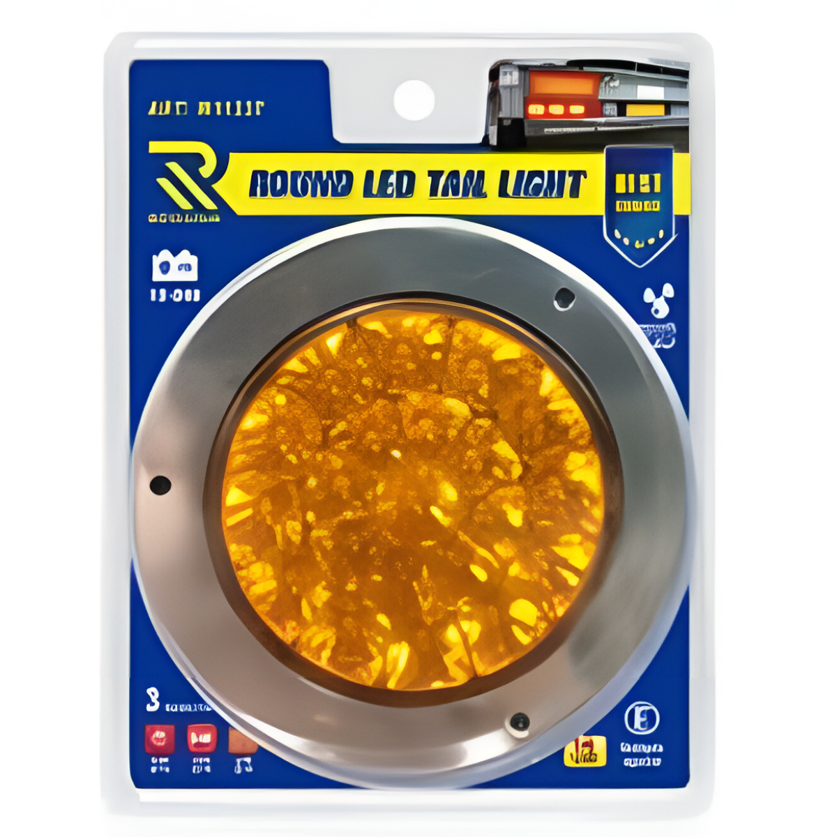 Πίσω Φανάρι 21 LED Στρογγυλό 12-24V W17568-2-0