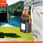 Power Bank 100000mAh 22.5W με 4 Ενσωματωμένα Καλώδια και Φωτισμό LED Moxom MX-PB232 - Image 5