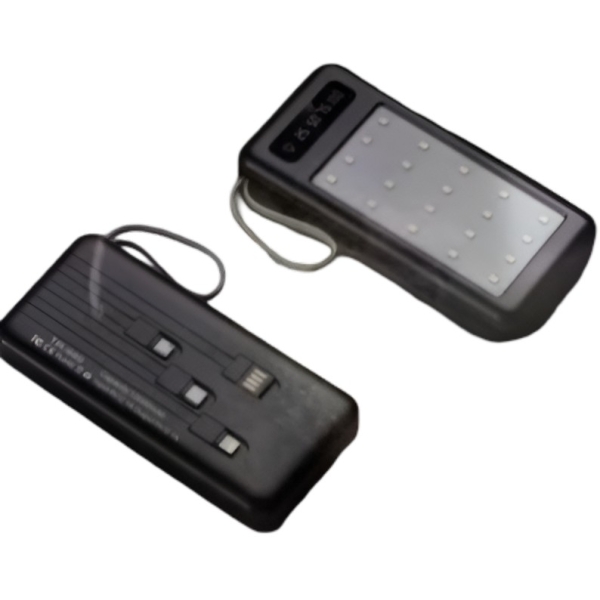 Power Bank 10000mAh με 4 Ενσωματωμένα Καλώδια και Φωτισμό LED Treqa TR-989