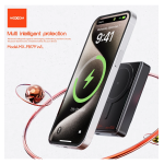 Power Bank 10000mAh PD20W με Ασύρματη Φόρτιση 15W και Καλώδιο USB-C Moxom MX-PB179 WL - Image 2