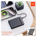 Power Bank 10000mAh PD20W με Ασύρματη Φόρτιση 15W και Καλώδιο USB-C Moxom MX-PB179 WL - Image 5