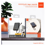 Power Bank 10000mAh PD20W με Ασύρματη Φόρτιση 15W και Καλώδιο USB-C Moxom MX-PB179 WL - Image 3