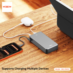 Power Bank 20000mAh 22.5W PD20W με Καλώδιo Type-C & Lightning Moxom MX-PB193 - Image 6