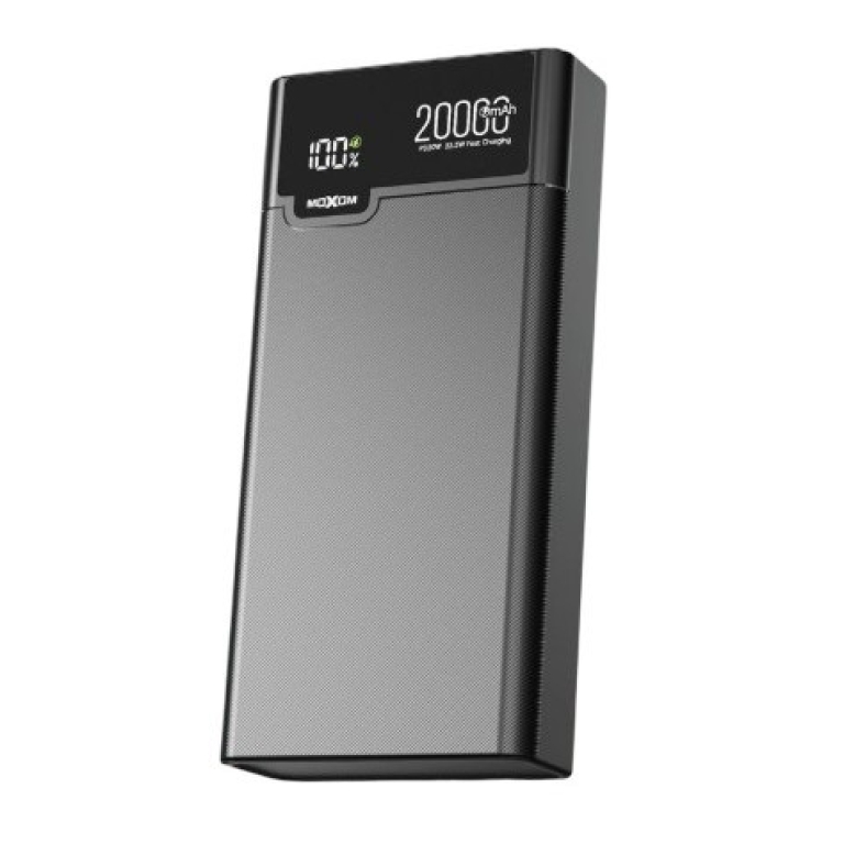 Power Bank 20000mAh με Γρήγορη Φόρτιση 22.5W, 5 Θύρες και Ψηφιακή Οθόνη Moxom MX-PB229