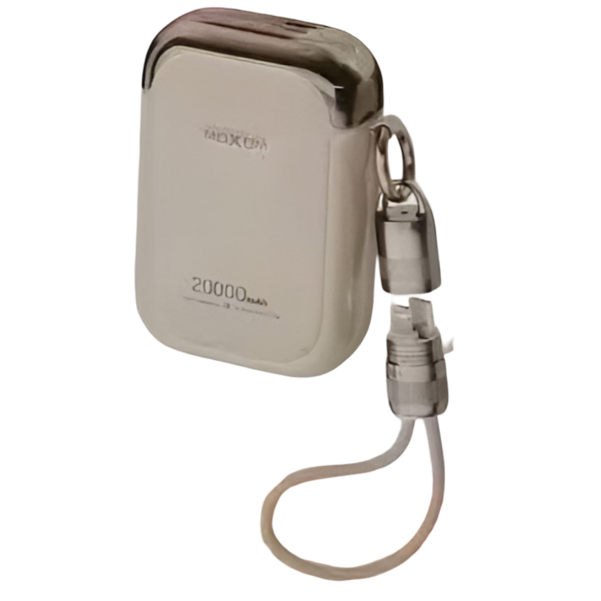 Power Bank 20000mAh με Γρήγορη Φόρτιση 22.5W & Ενσωματωμένο Καλώδιο Moxom MX-PB237