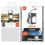 Power Bank 25000mAh με Γρήγορη Φόρτιση PD 100W και Φωτισμό LED Moxom MX-PB223