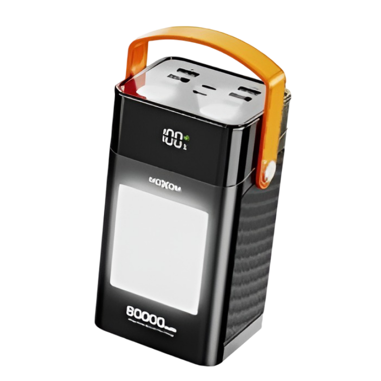Power Bank 80000mAh 22.5W με Γρήγορη Φόρτιση και Φακό LED Moxom MX-PB231