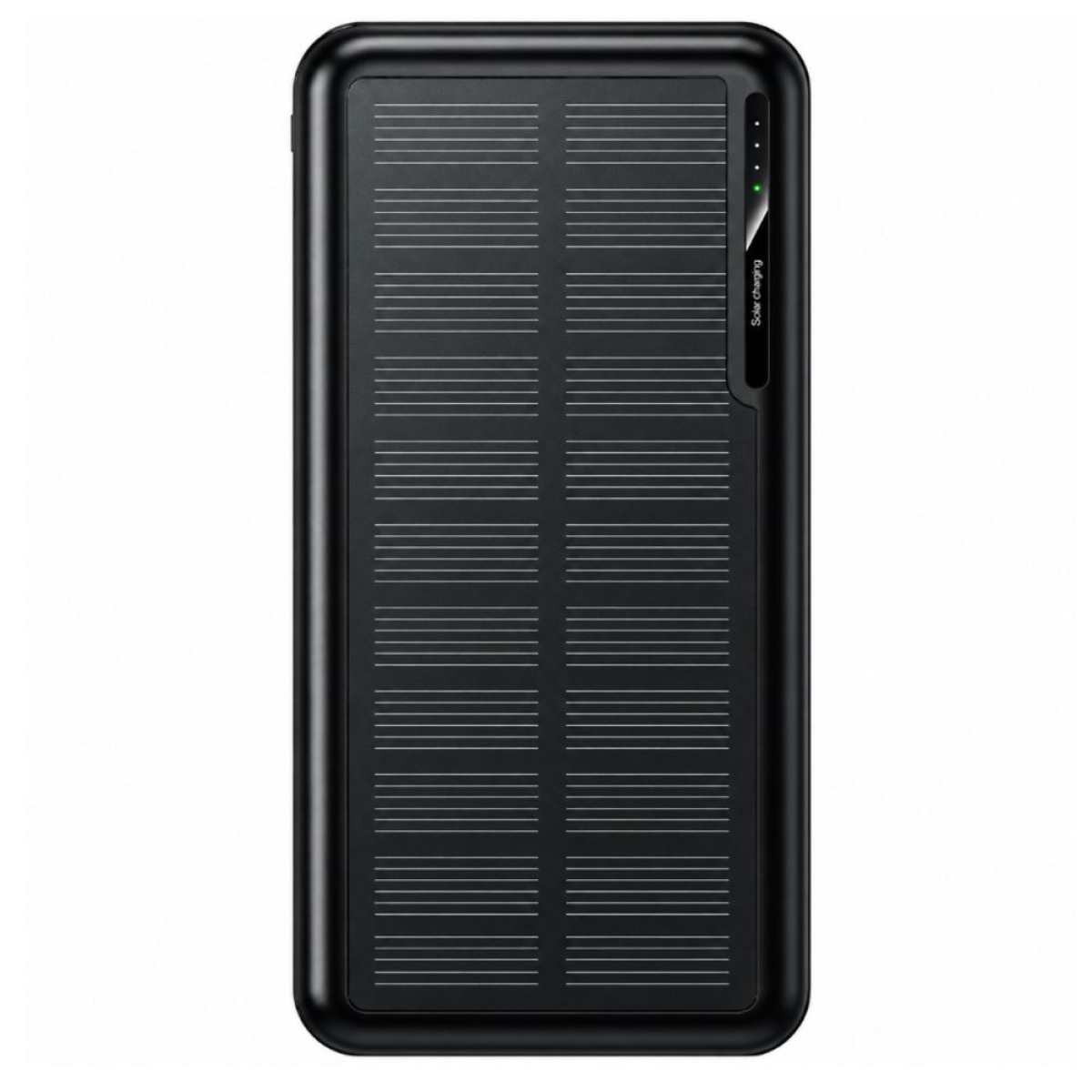 Power Bank Hoco J176A Honorifico 20000mAh 10W 1xUSB-C 2xUSB-A 1xMicroUSB με Solar Panel Μαύρο