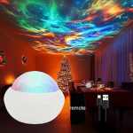 Προτζέκτορας LED Βόρειο Σέλας RGB με Περιστροφή 360°, Τηλεχειριστήριο & USB - Image 9
