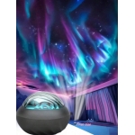 Προτζέκτορας LED Βόρειο Σέλας RGB με Περιστροφή 360°, Τηλεχειριστήριο & USB - Image 3