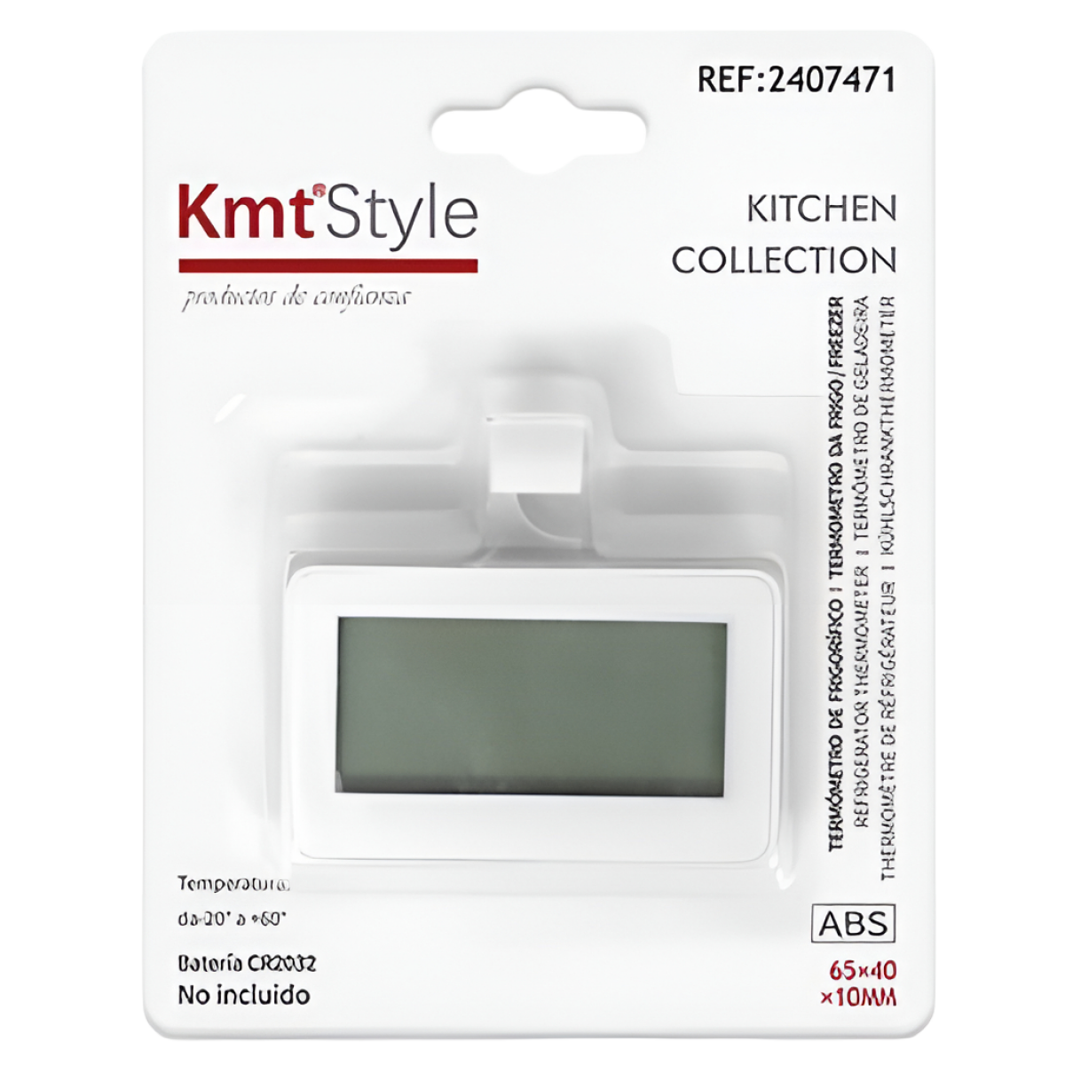 Ψηφιακό Θερμόμετρο Ψυγείου με Οθόνη LCD Kmt Style 2407471