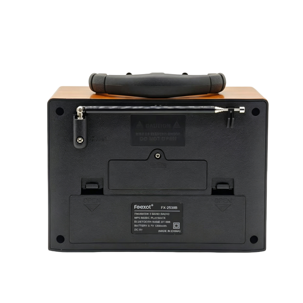 Ρετρό Ραδιόφωνο AM/FM/SW με Bluetooth 5.3, USB, AUX και Κάρτα TF FEEXOT FX-2539B - Image 3
