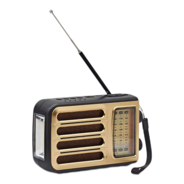 Ρετρό Ραδιόφωνο AM/FM/SW με Bluetooth, USB, AUX και Φωτισμό LED FX-2537B