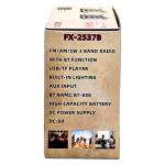 Ρετρό Ραδιόφωνο AM/FM/SW με Bluetooth, USB, AUX και Φωτισμό LED FX-2537B - Image 4