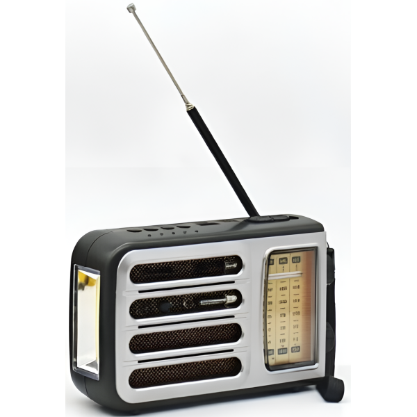 Ρετρό Ραδιόφωνο AM/FM/SW με Bluetooth, USB, AUX και Φωτισμό LED FX-2537B