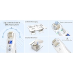 Roller μικροβελόνων Bio Roller G5 με EMS και LED 0,5mm
