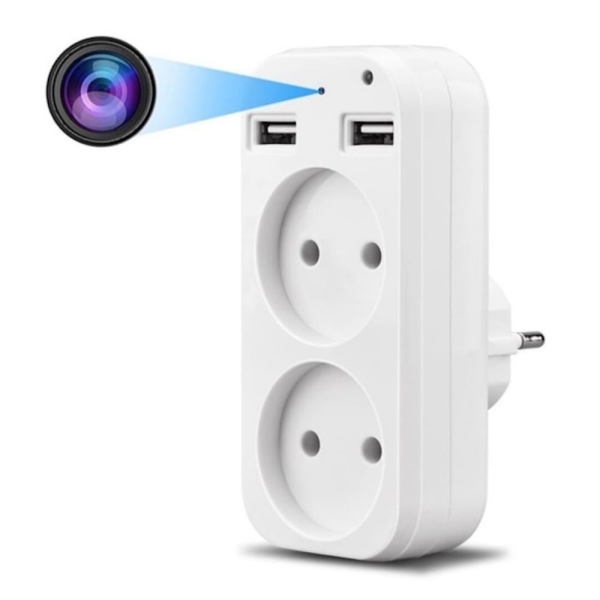 S-Talk C6 Κρυφή Κάμερα Πρίζα Wi-Fi Full HD με Υποδοχή Κάρτας Μνήμης & Ανιχνευτή Κίνησης
