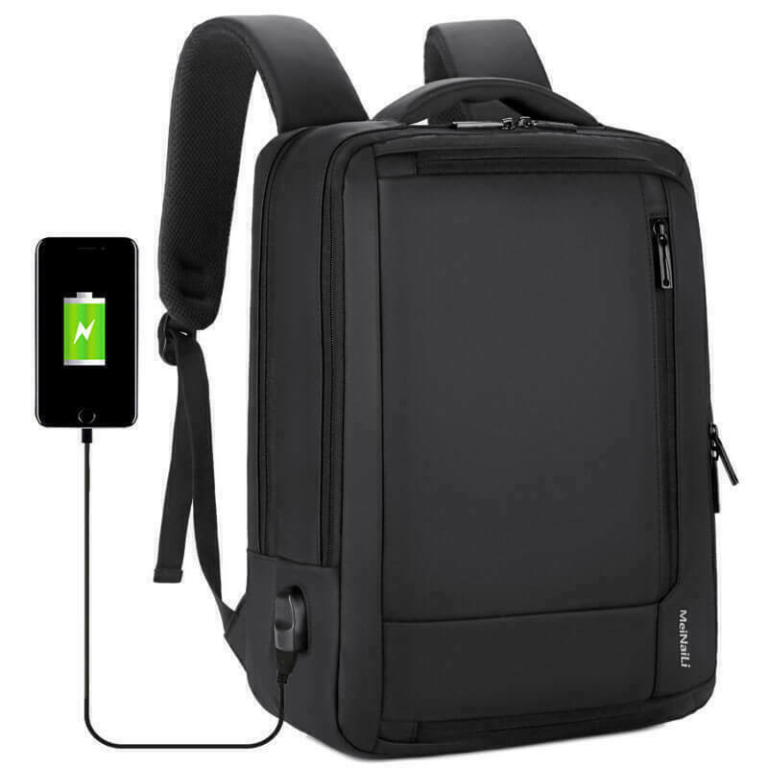 Σακίδιο Πλάτης 20L Αδιάβροχο με Θήκη Laptop 15.6", Θύρα USB και Επέκταση Χώρου - 1805