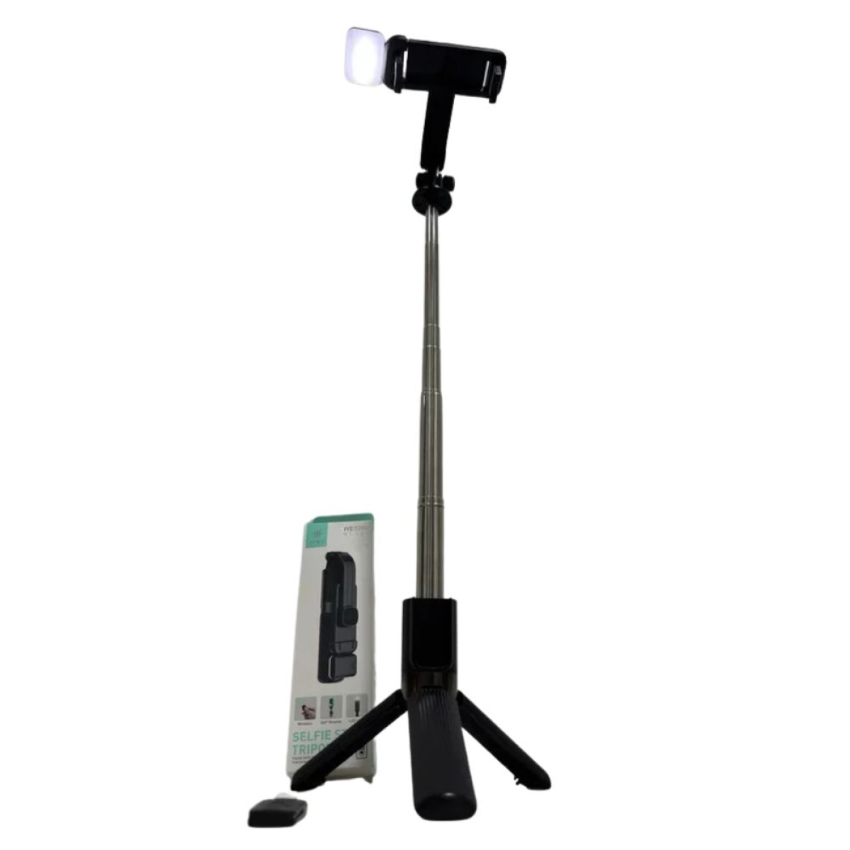 Selfie Stick με Τρίποδο, Φως LED και Τηλεχειριστήριο WE5203