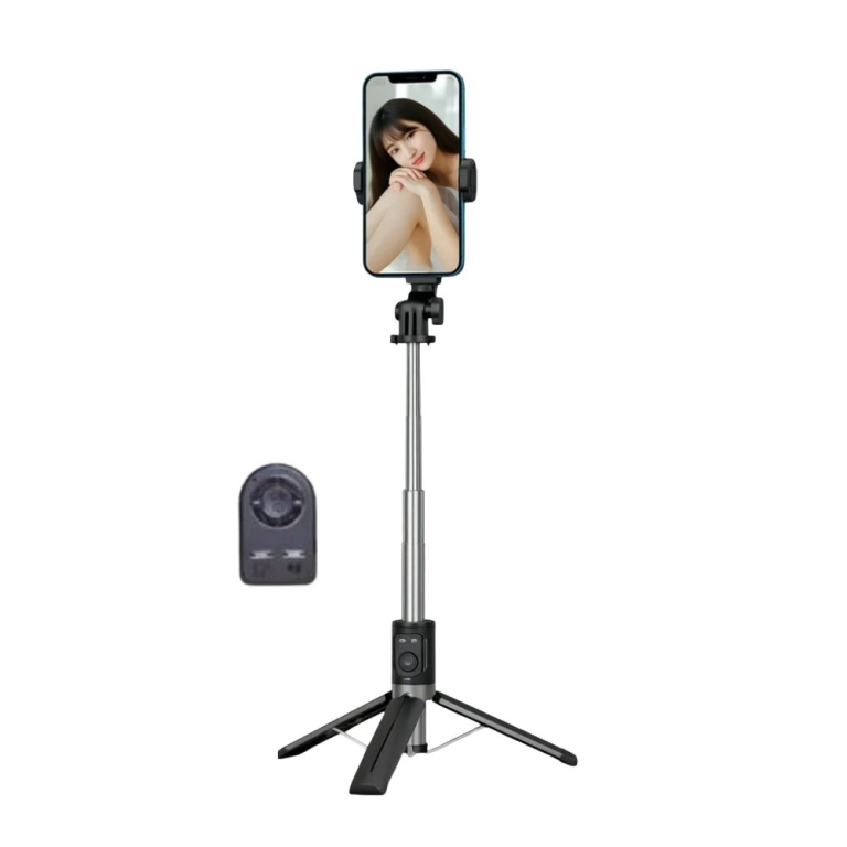 Selfie Stick Type-C Leewello LW-051 1,3 μ. Μαύρο