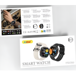 Smartwatch με Bluetooth Κλήσεις, Αθλητικές Λειτουργίες & 3 Λουράκια Andowl V9 Ultra - Image 2