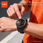 Smartwatch με Οθόνη TFT 1.7", Bluetooth 5.3, Φακό LED & Αδιάβροχη Προστασία Moxom MX-WH28 - Image 4