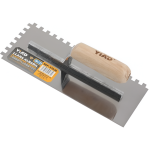 Σπάτουλα Οδοντωτή 28x12cm με Ξύλινη Λαβή YiAD 57036