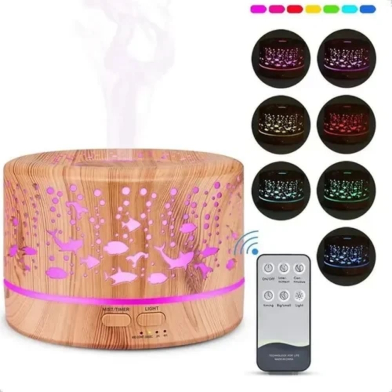 Συσκευή Αρωματοθεραπείας Υπερήχων KP-1810 500 ml LED