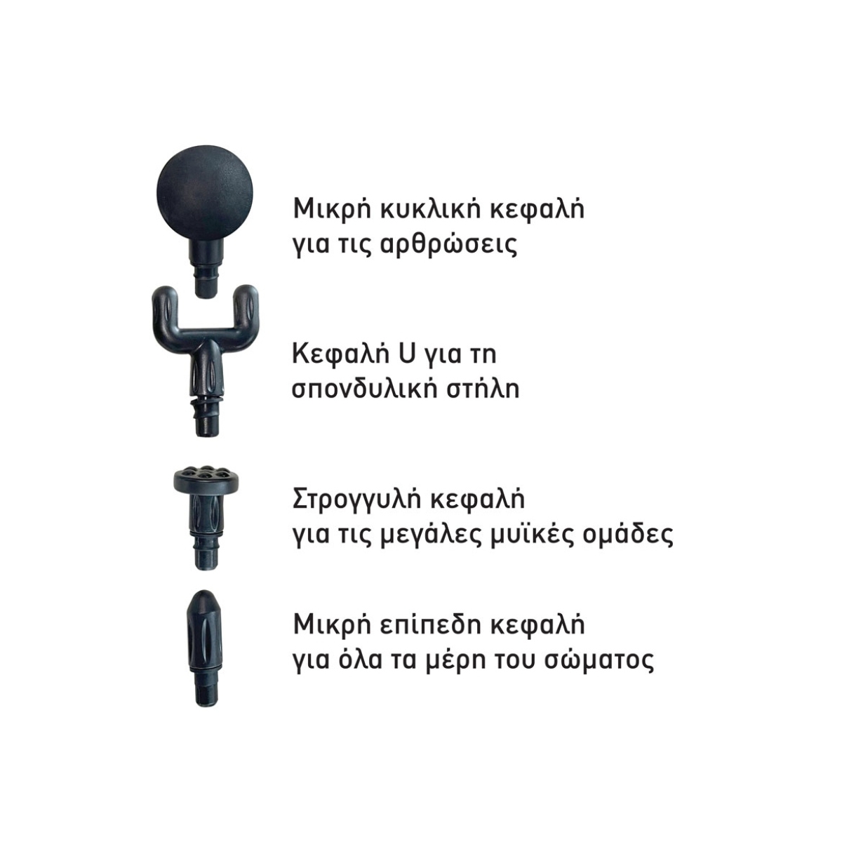 Συσκευή Μασάζ 30W με 5 Ταχύτητες και 4 Κεφαλές 17849-13 - Image 2