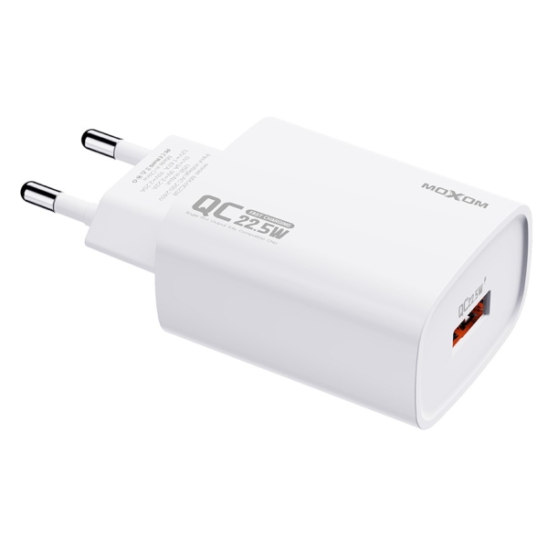 Ταχυφορτιστής 22.5W με USB-A Moxom MX-HC238
