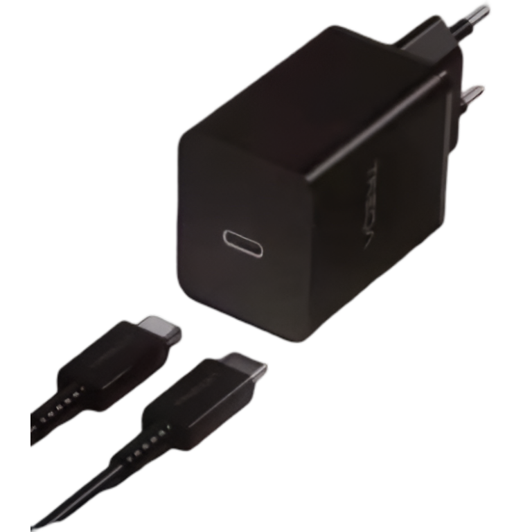 Ταχυφορτιστής 36W USB-C με Καλώδιο Μαύρος TREQA CH-654