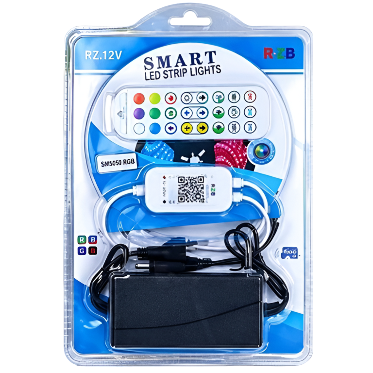 Ταινία LED RGB 5m 12V με Τηλεχειριστήριο και Τροφοδοτικό RZ.12V5050-5M