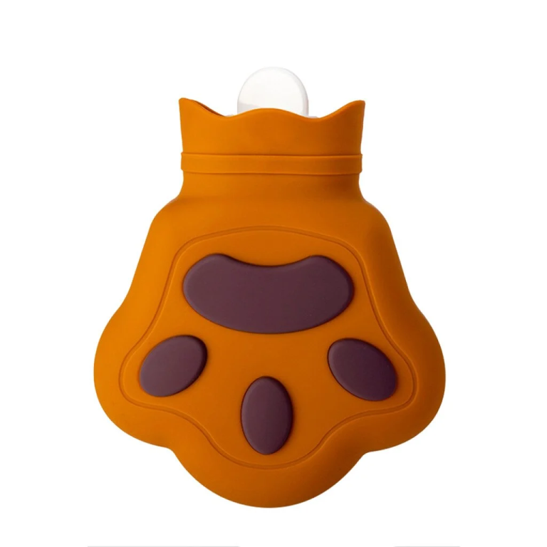 Θερμοφόρα Σιλικόνης σε Σχήμα Πατούσας 450ml – Hot Water Bottle Dog Paw