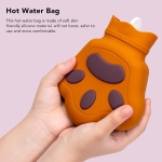 Θερμοφόρα Σιλικόνης σε Σχήμα Πατούσας 450ml – Hot Water Bottle Paw - Image 6
