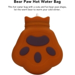 Θερμοφόρα Σιλικόνης σε Σχήμα Πατούσας 450ml – Hot Water Bottle Paw - Image 5
