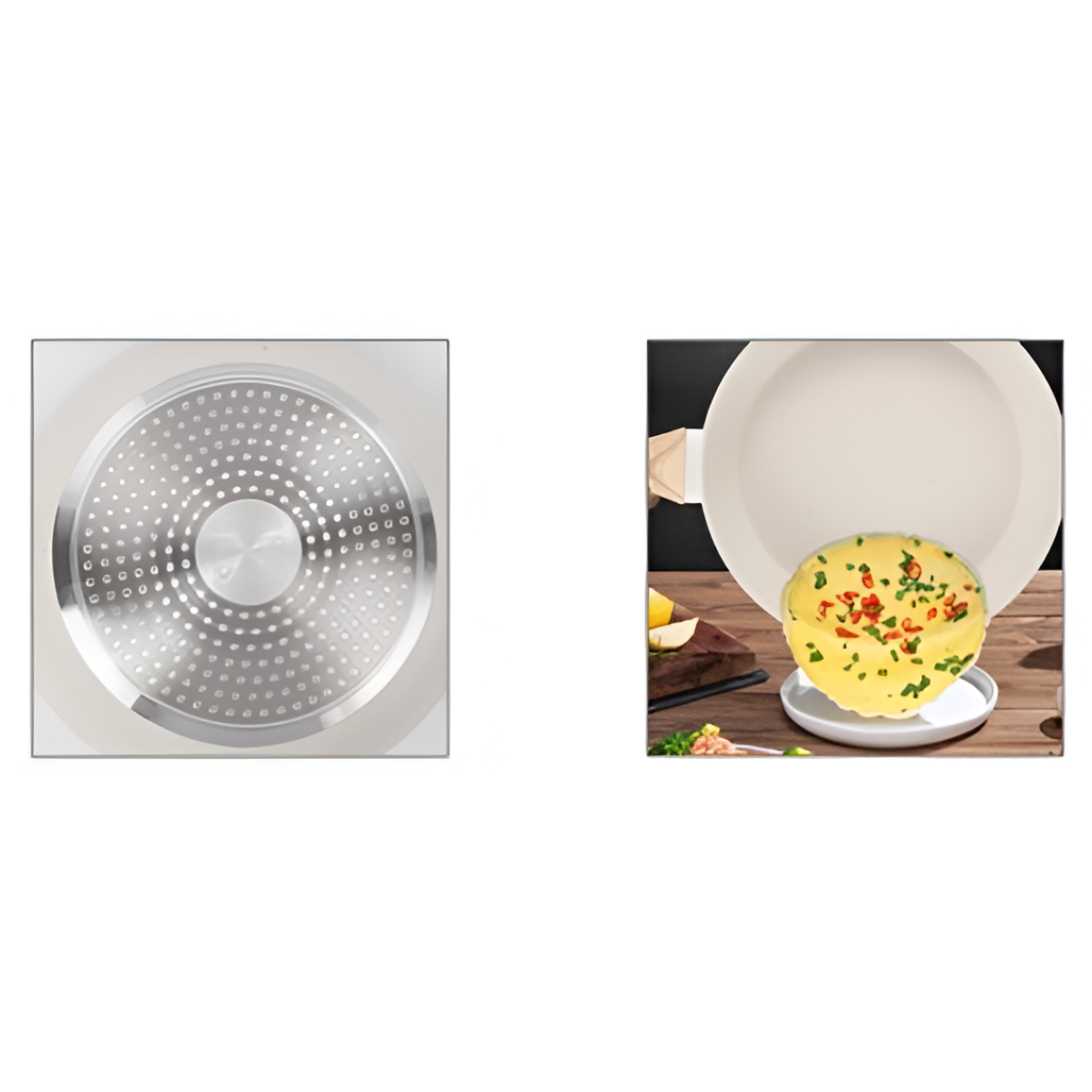 Τηγάνι Αλουμινίου 20cm με Λαβή Όψης Ξύλου Kmt Style 5412150