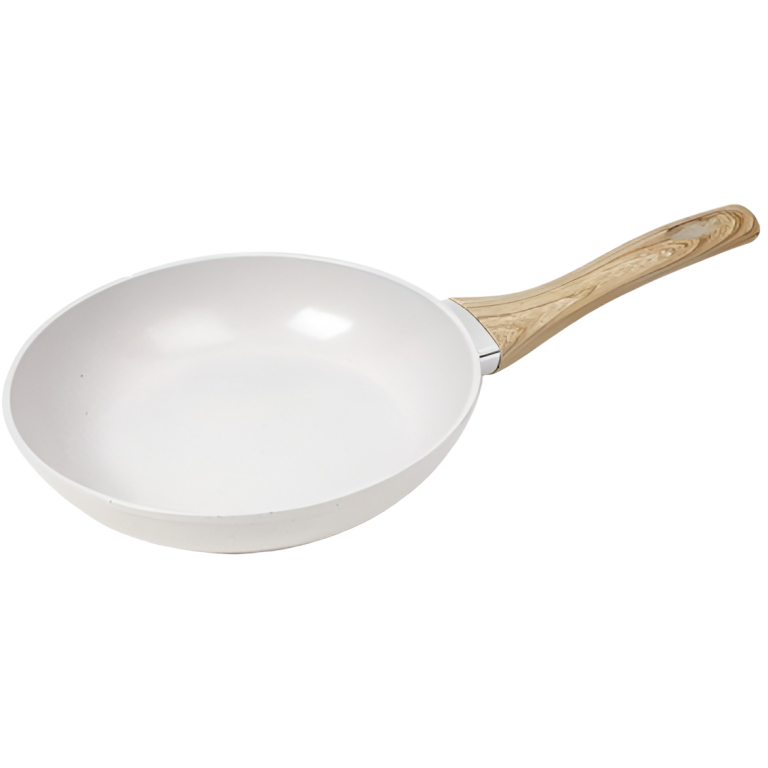 Τηγάνι Αλουμινίου 26cm με Λαβή Όψης Ξύλου Kmt Style 5412153