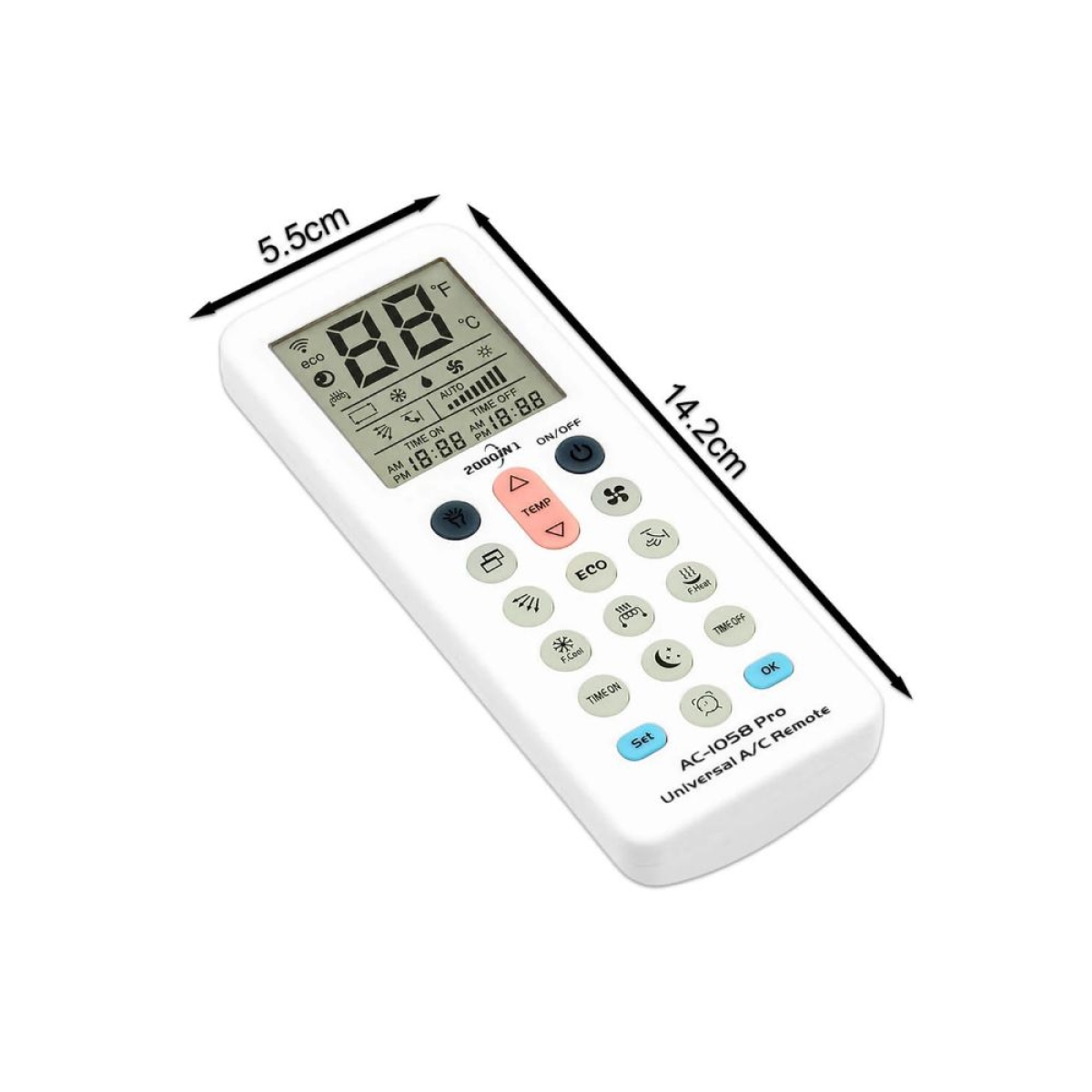 Τηλεχειριστήριο Universal για Air Condition AC-1058 Pro