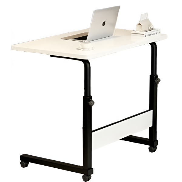 Τραπεζάκι Laptop με Ρυθμιζόμενο Ύψος 45-85cm & Ροδάκια A61-004